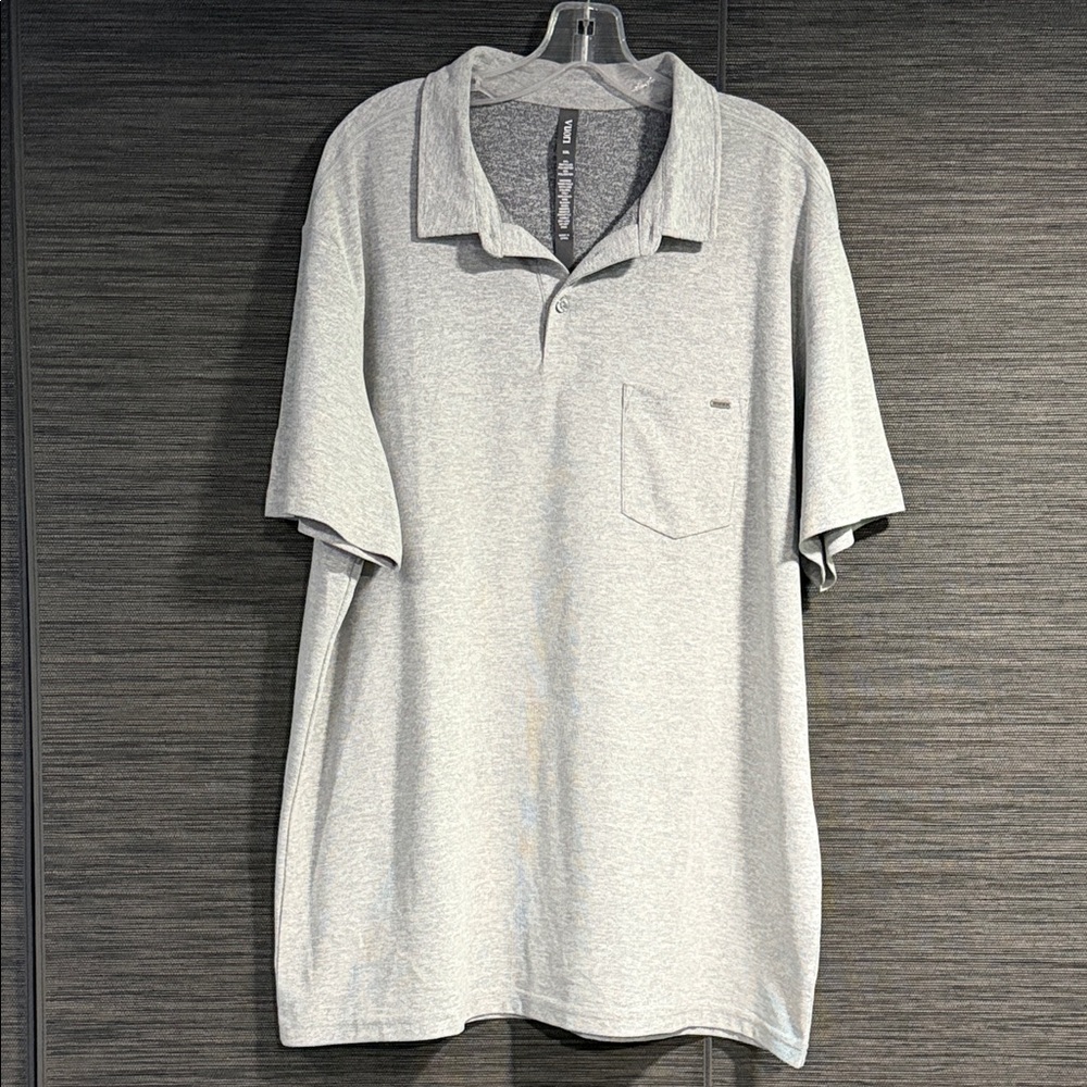 Vuori Men's Light Grey Ace Polo Shirt